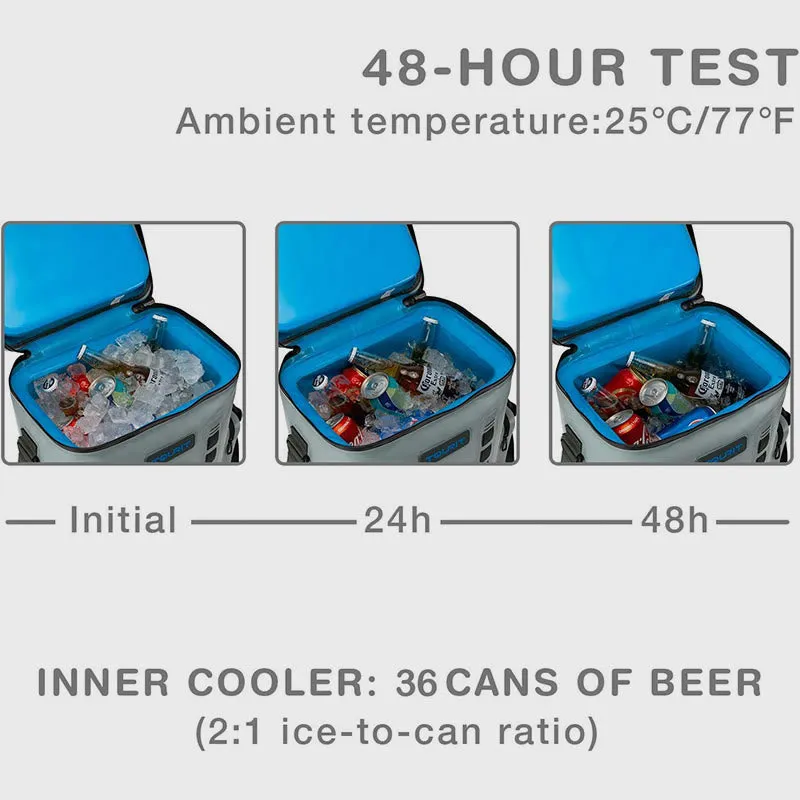 Cooler Bag For Weekend Camping Large Capacity Oxford Cooler Backpack