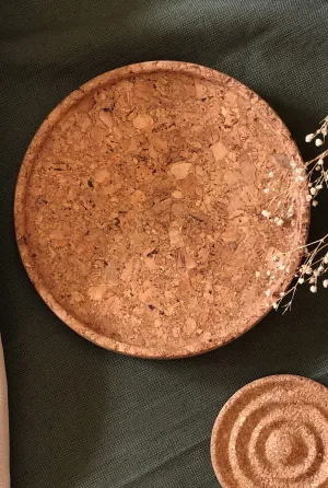 COUPLE CORK TRAY