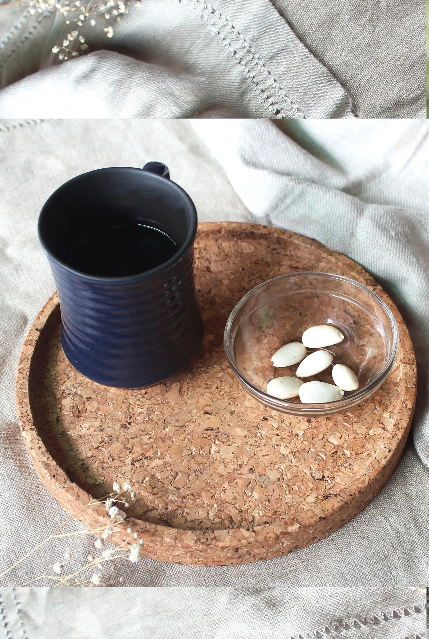 COUPLE CORK TRAY