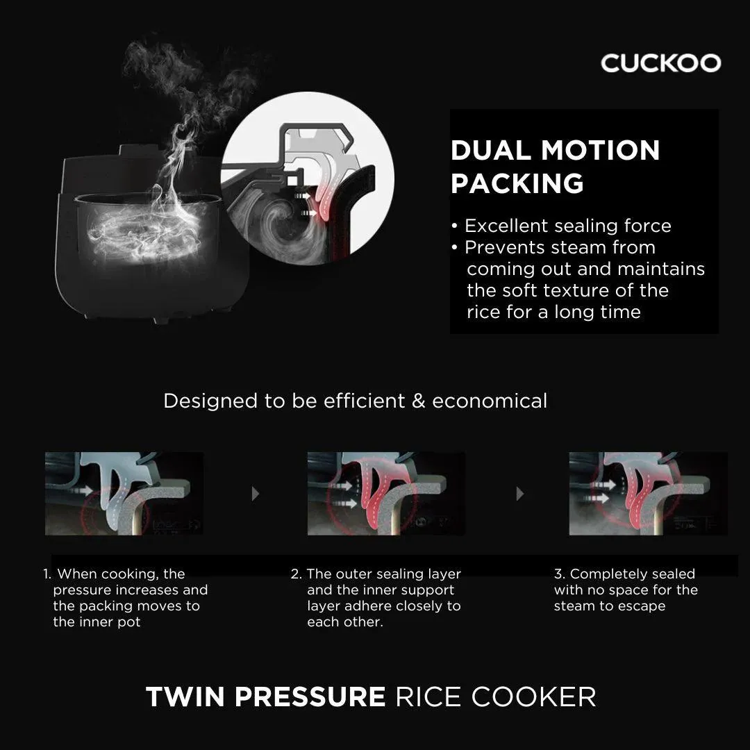 Cuckoo Multi-Functional Twin Pressure Rice Cooker