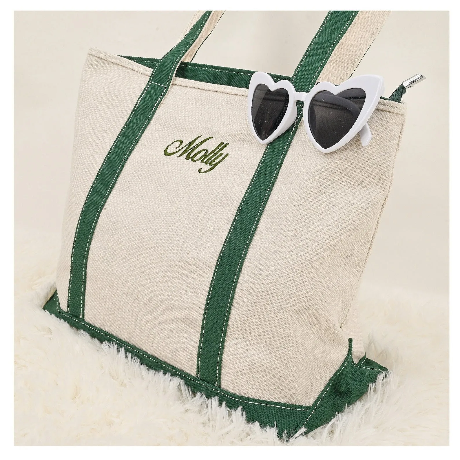 Custom Boat Tote Bag, Canvas Tote Bag, Custom Text Tote, Gift for Her, Bachelorette Gift, School Bag, Embroidery, Personalized Gift