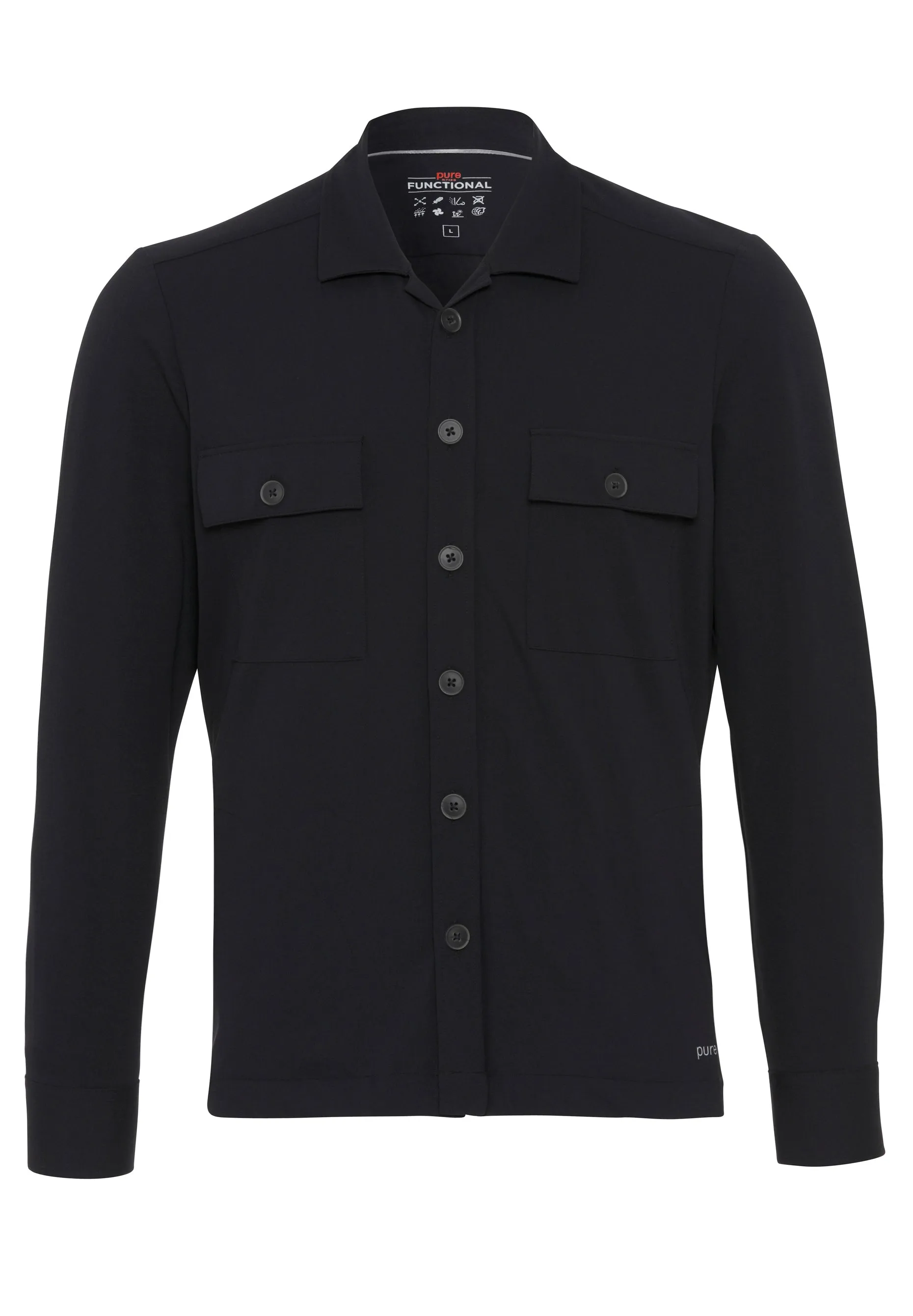D91320-21940 - Functional Overshirt - schwarz