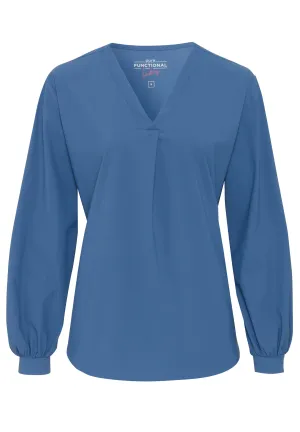D91350-91313 - Functional Tunika Bluse - blau