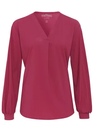 D91350-91313 - Functional Tunika Bluse - rot