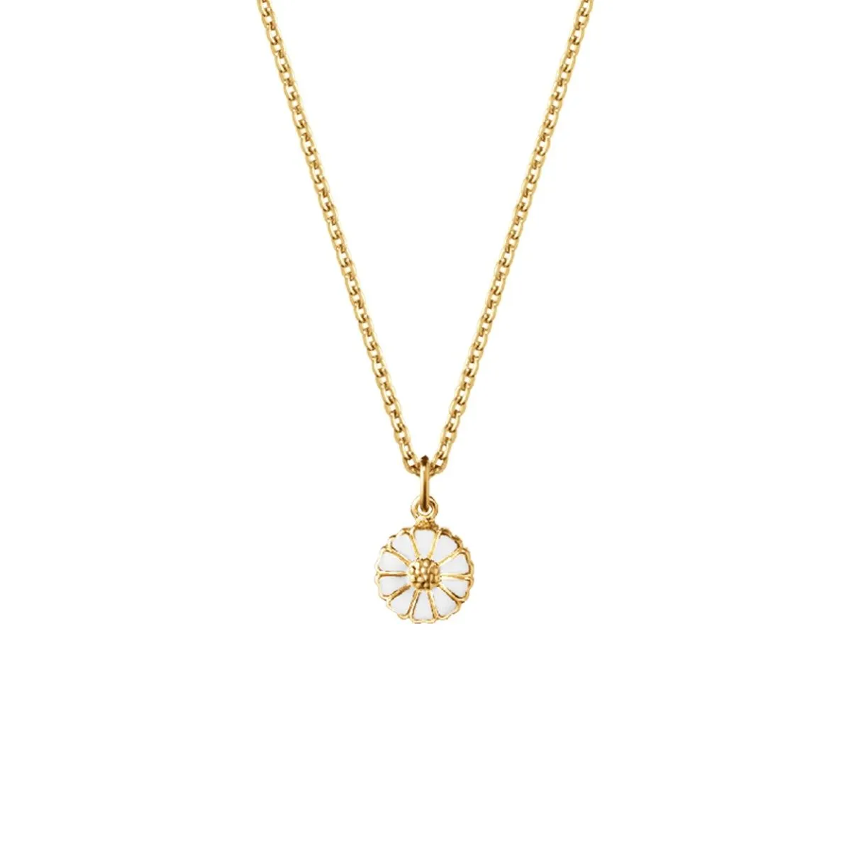 Daisy 7mm. Gold Plated Necklace