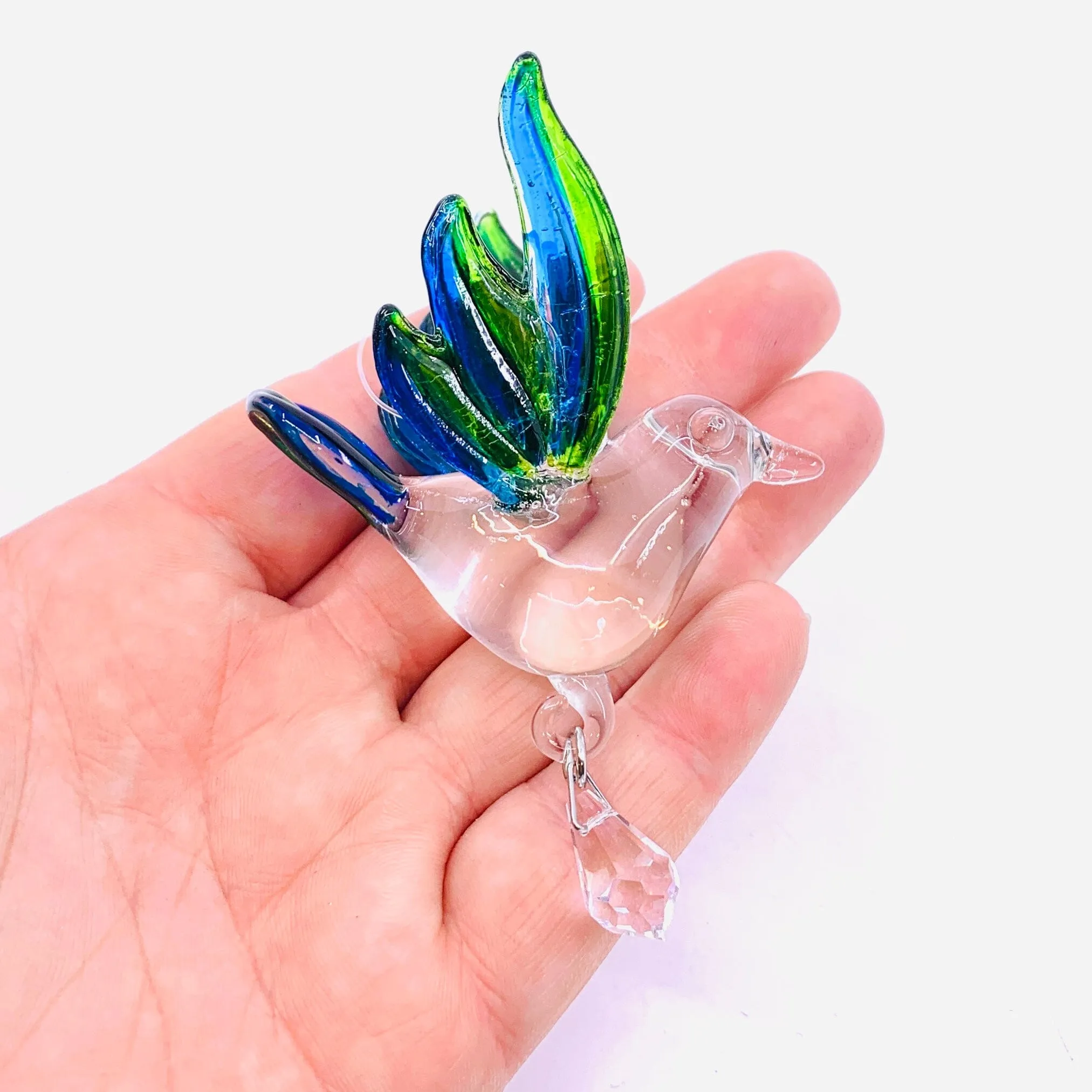 Dazzle Glass Dove, Blue 7