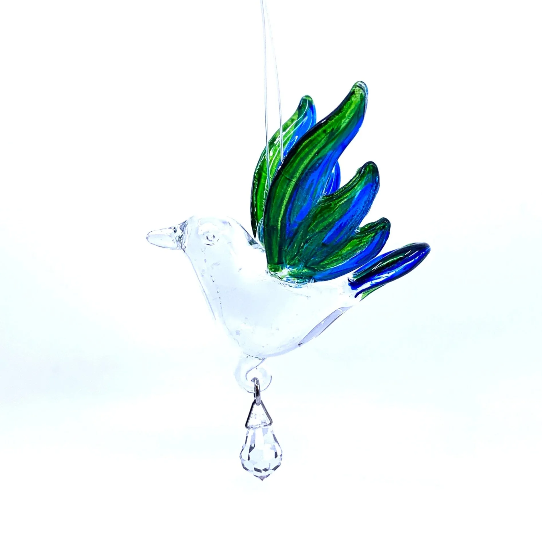 Dazzle Glass Dove, Blue 7