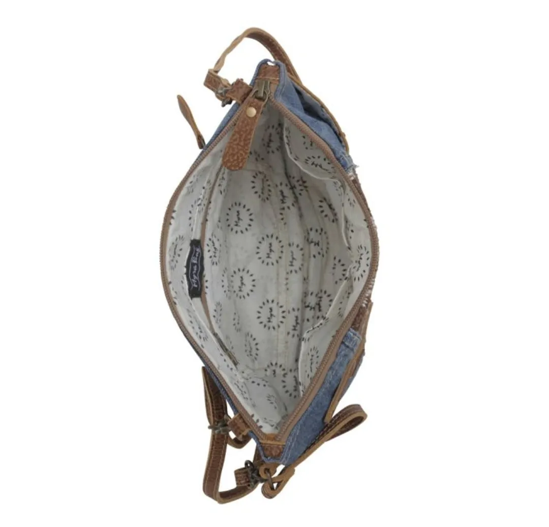DENIM AZTECA SMALL & CROSSBODY BAG
