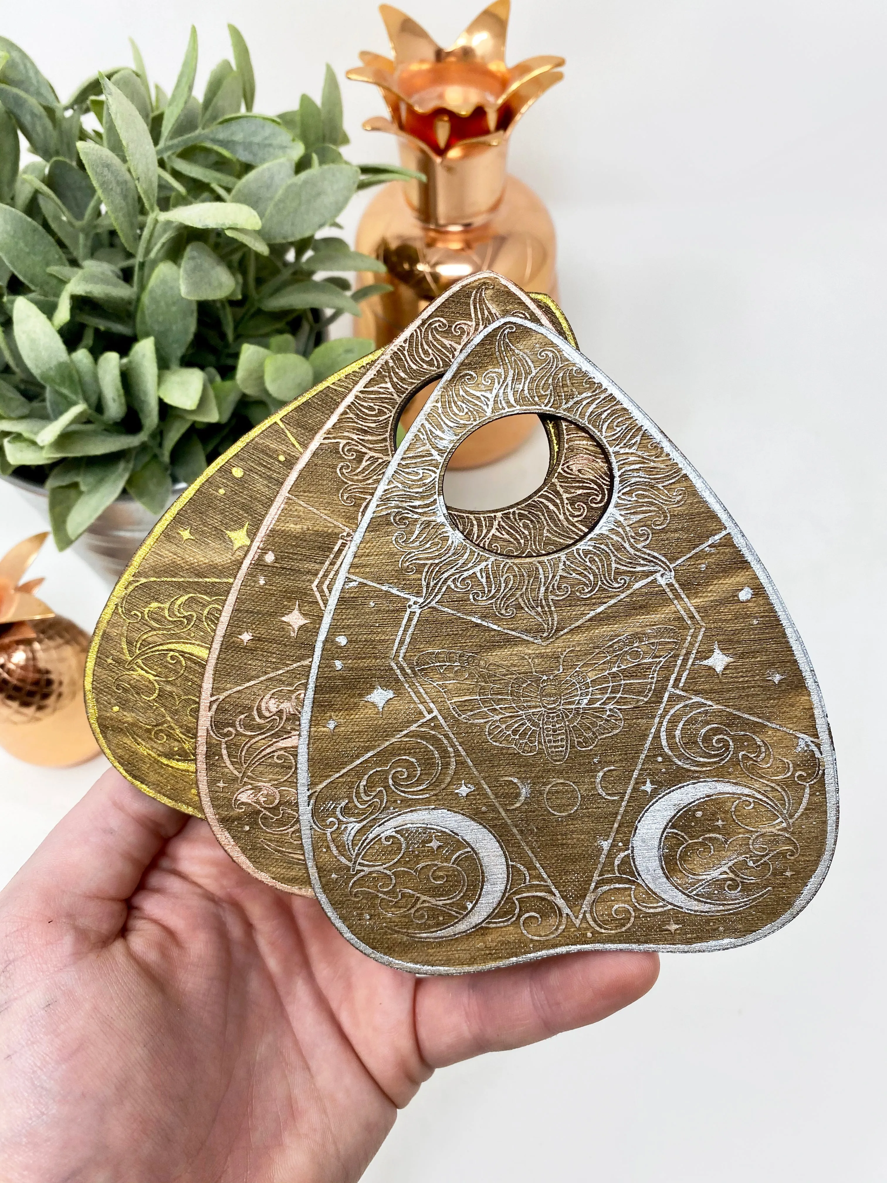 Distressed Planchette Coasters