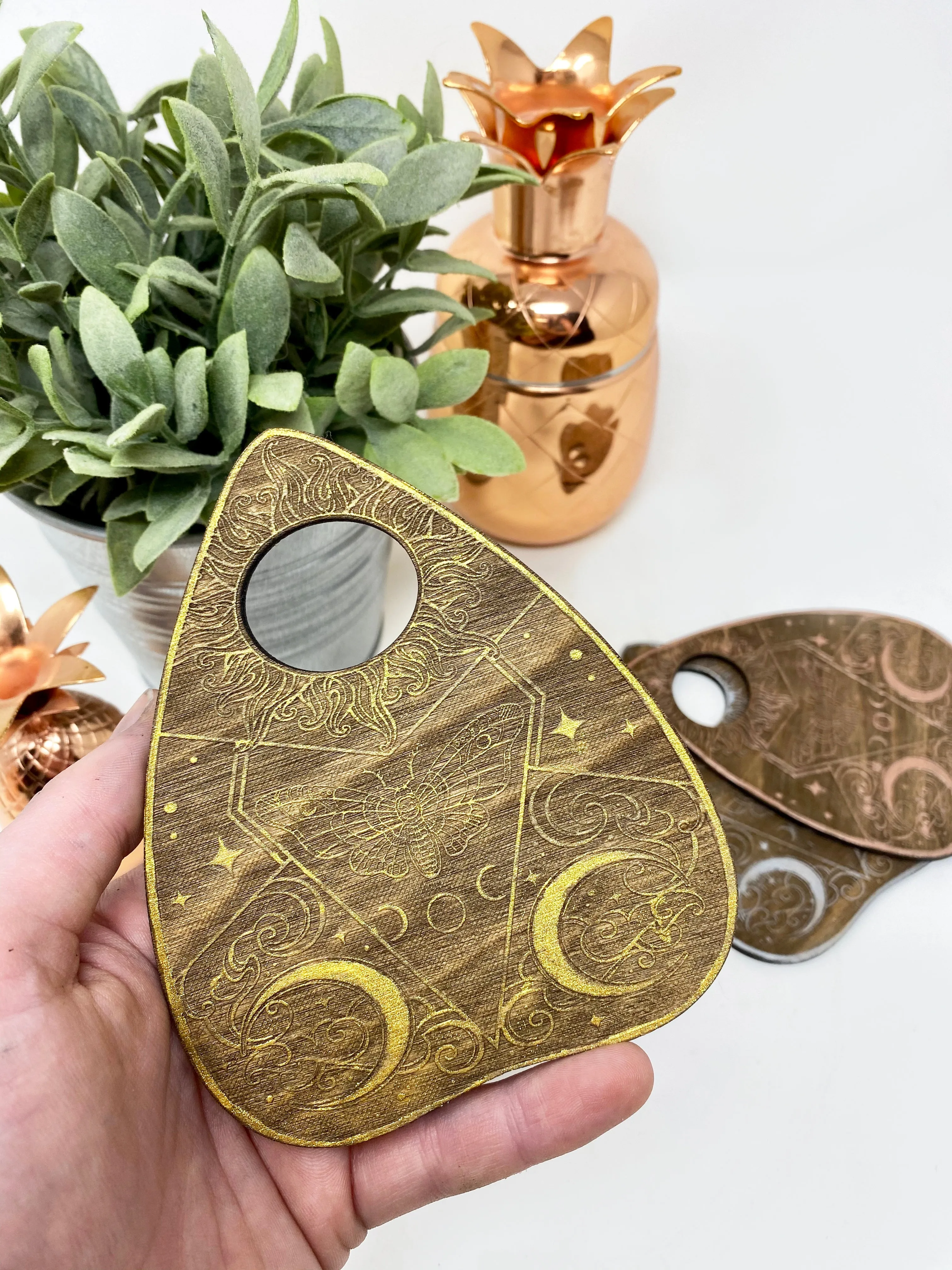 Distressed Planchette Coasters