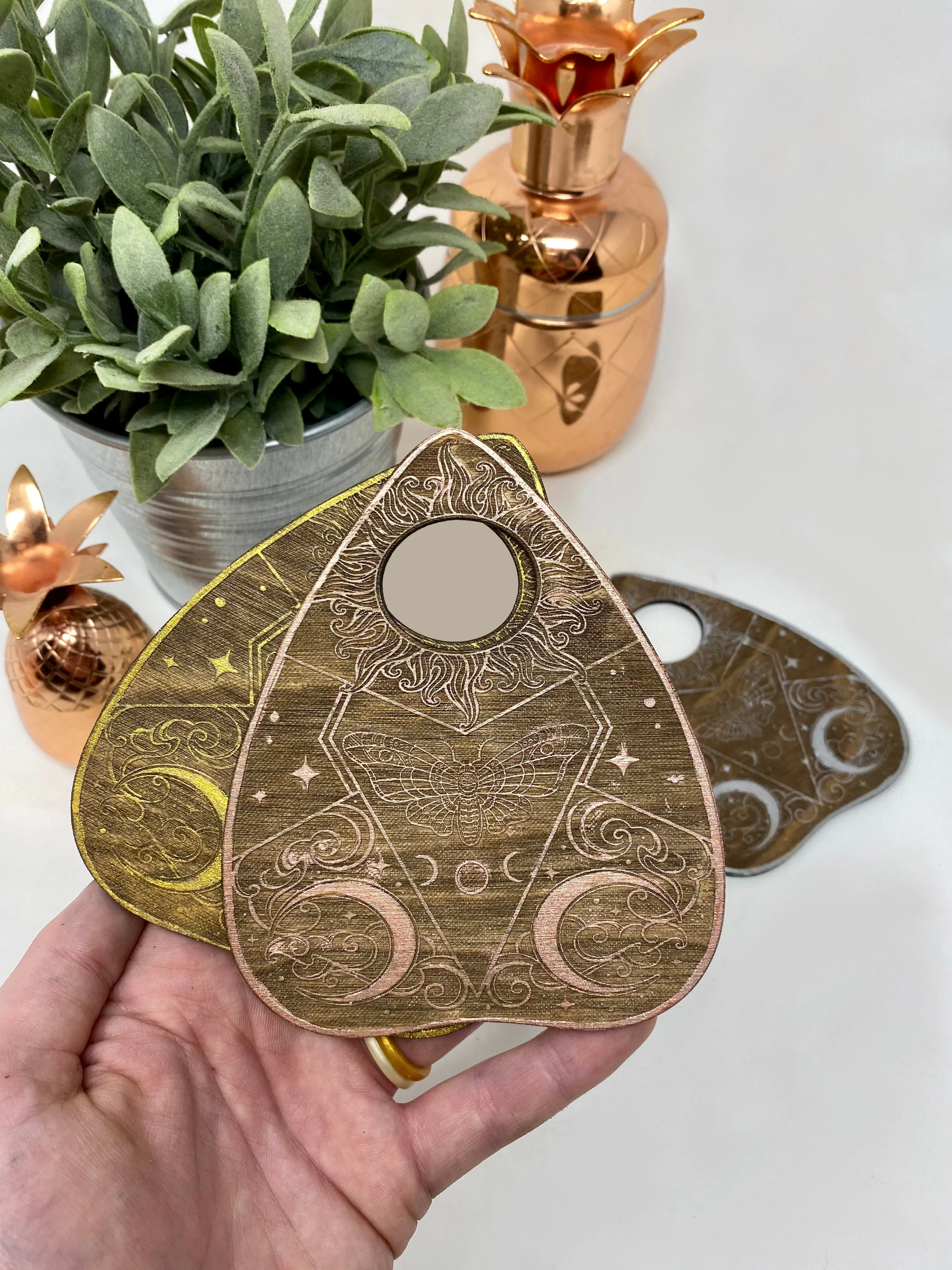 Distressed Planchette Coasters