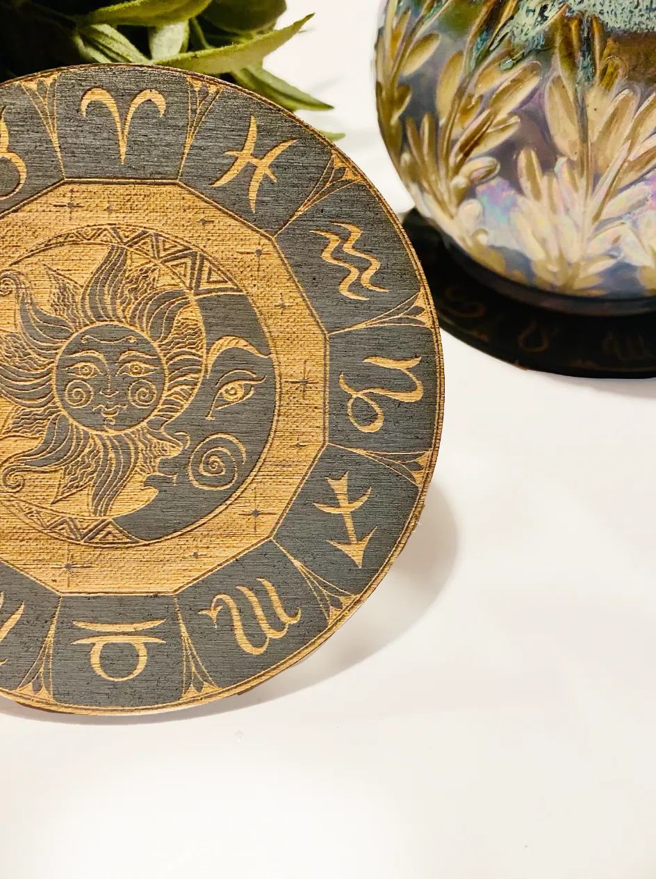 Distressed Zodiac Coasters