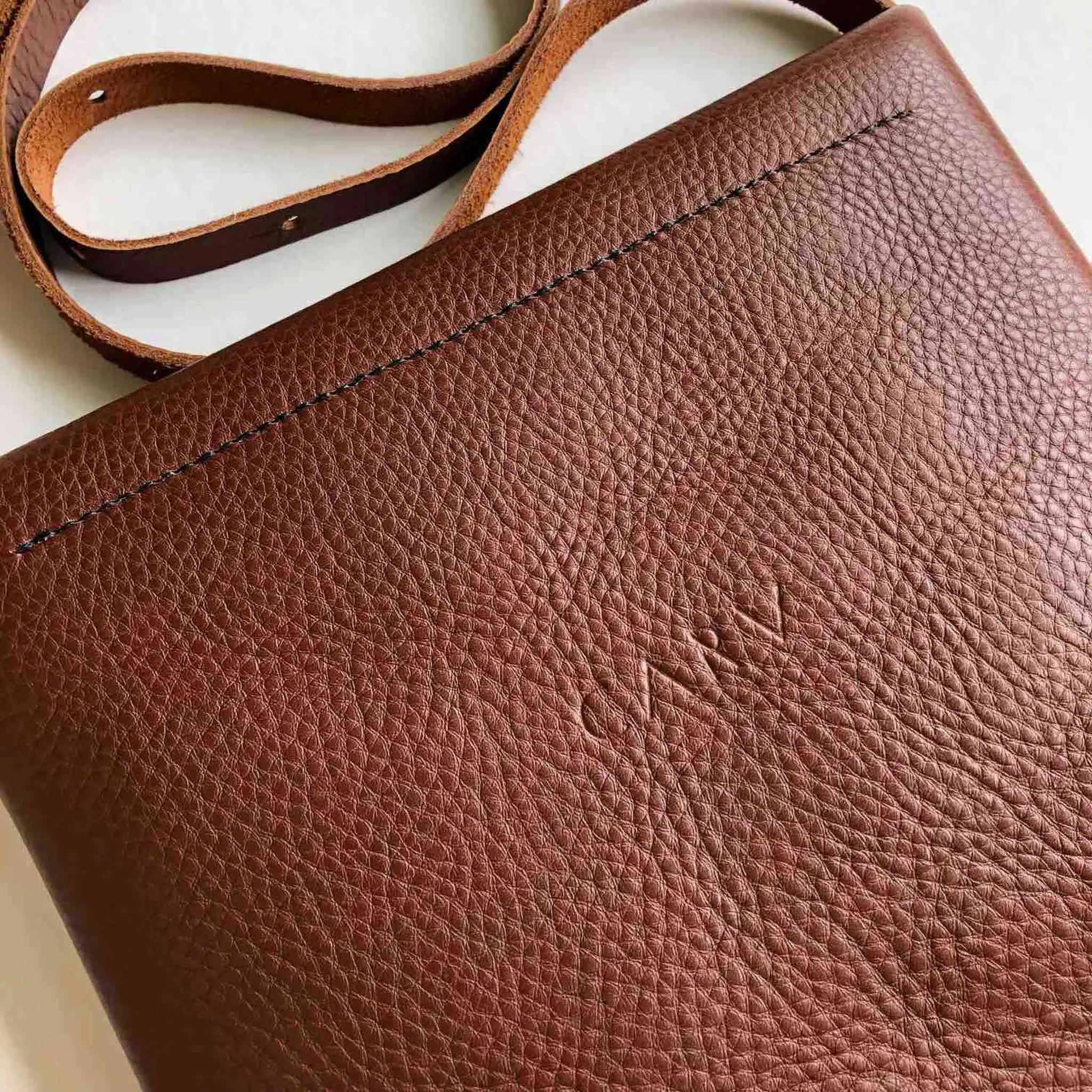 Drifter Leather Bag in Tan or Black