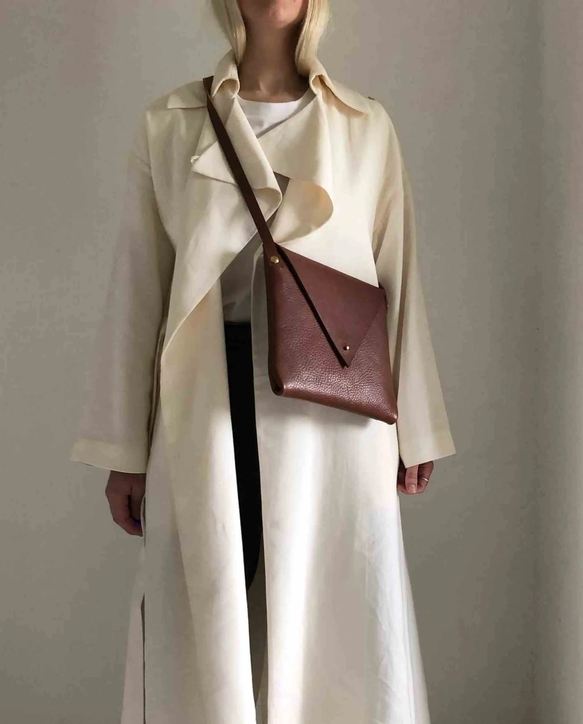 Drifter Leather Bag in Tan or Black