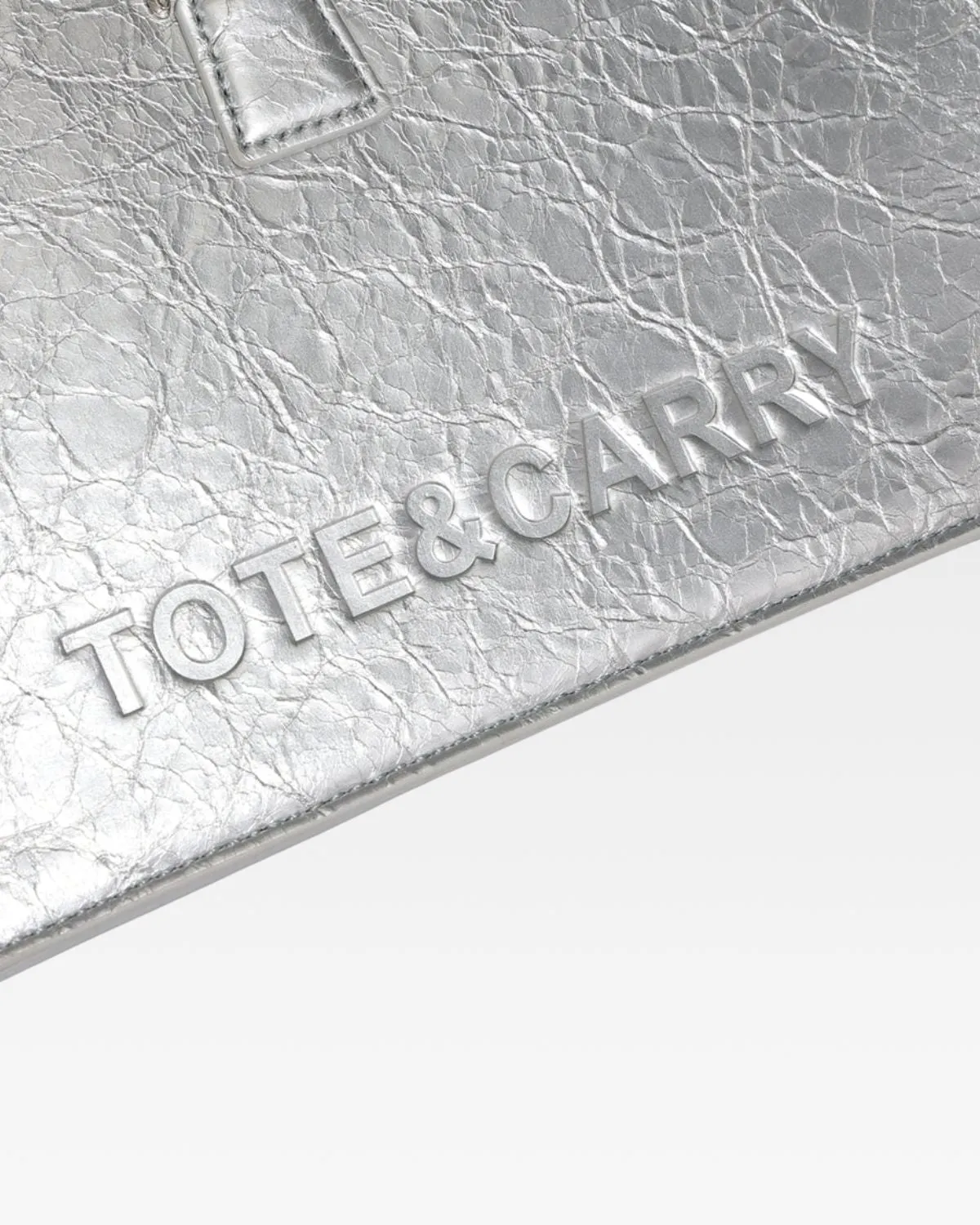 Elise Shoulder Bag in Silver