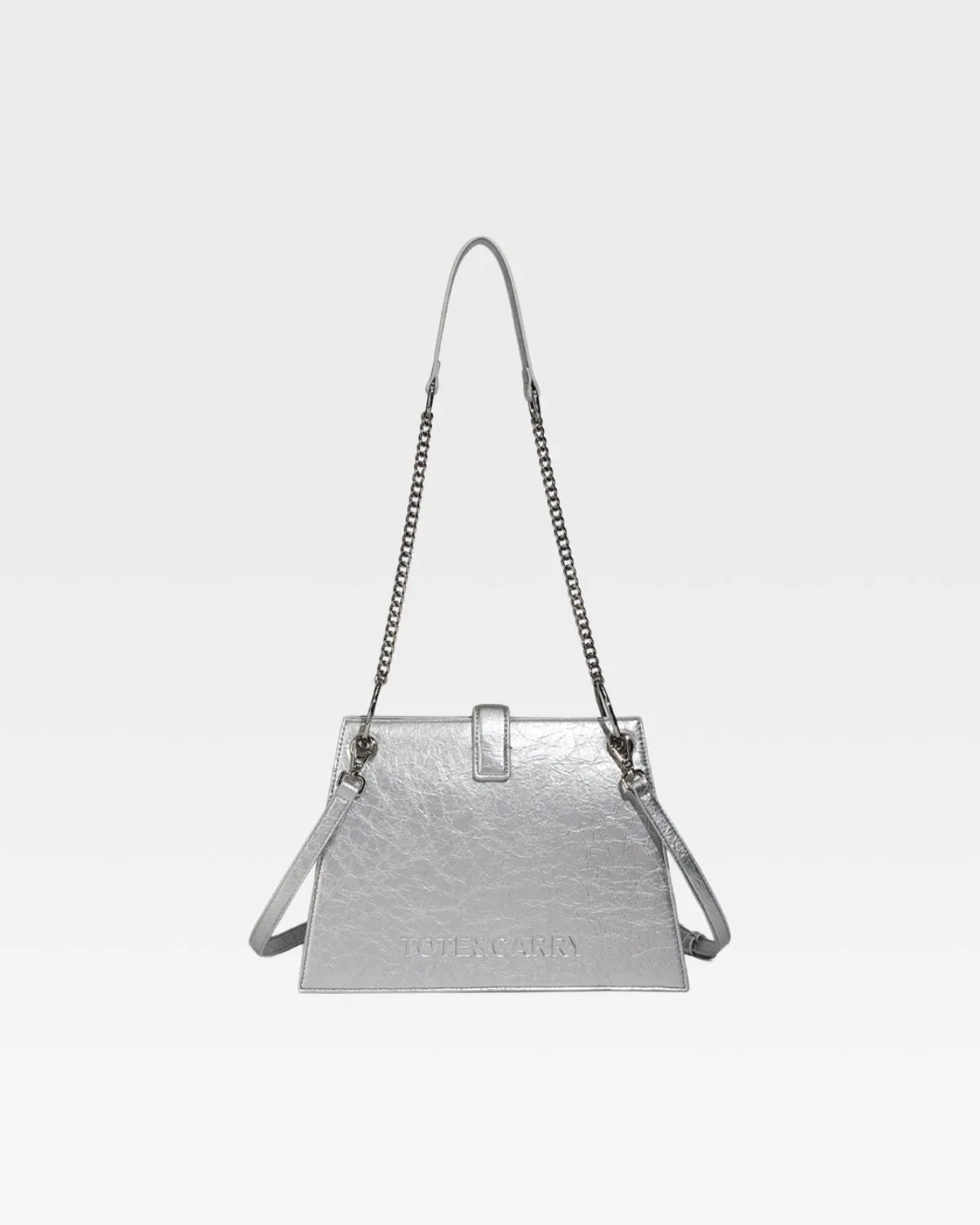 Elise Shoulder Bag in Silver