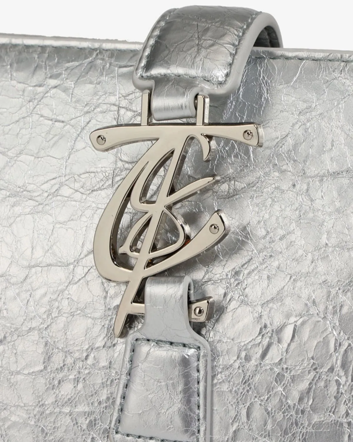 Elise Shoulder Bag in Silver