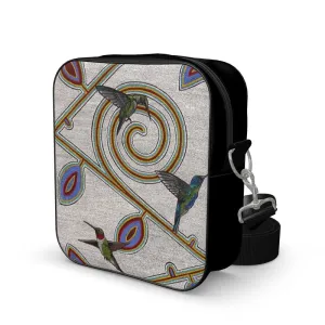 Feathered Garden Large Messenger Bag