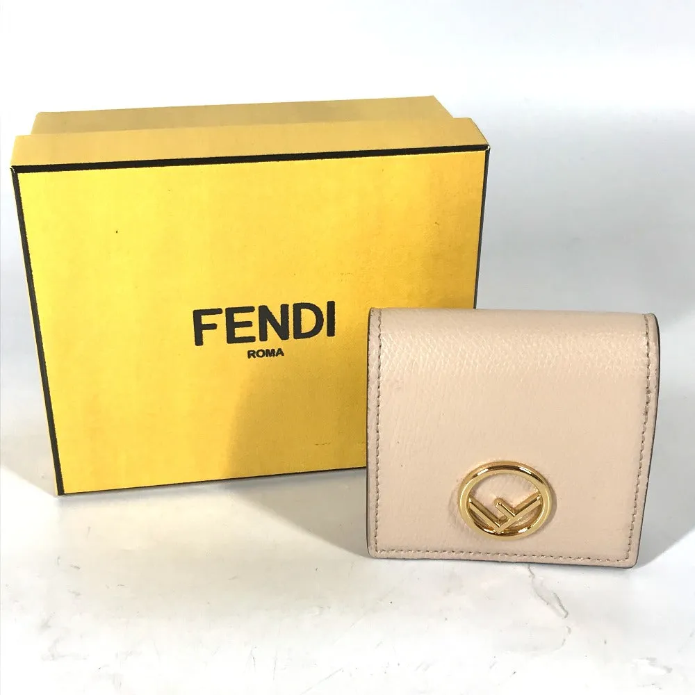 FENDI Coin case 8M0459 leather beige F's Women Used