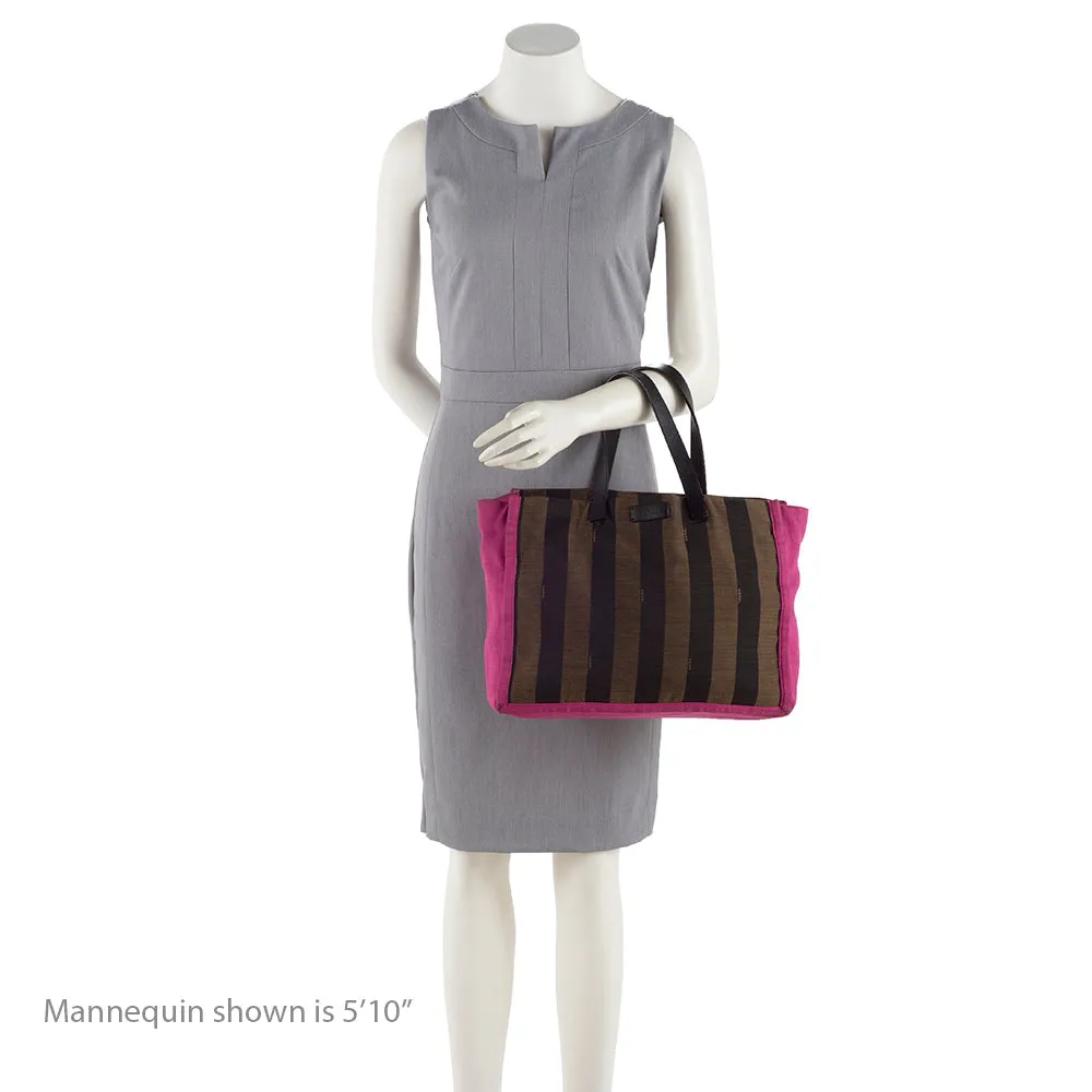 Fendi Pequin Canvas Tote (SHF-16461)