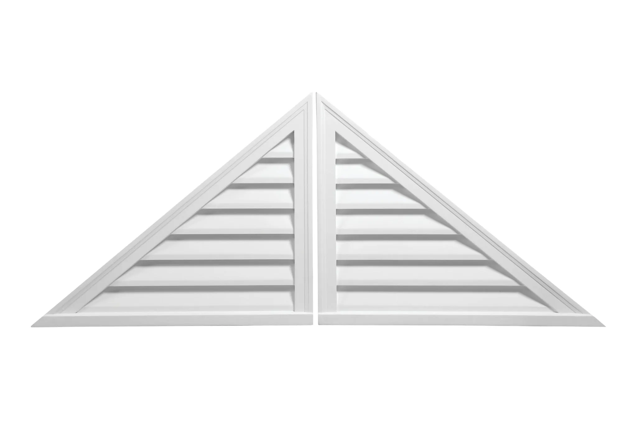Functional Louver Two Piece Triangle - Brickmould Style