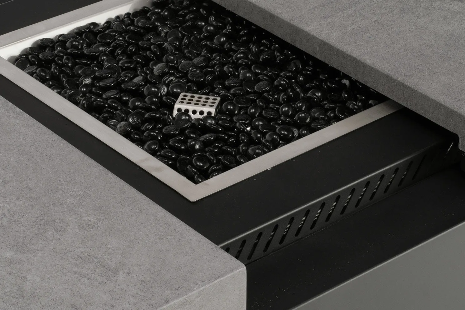Functional Rectangular Fire Pit Table