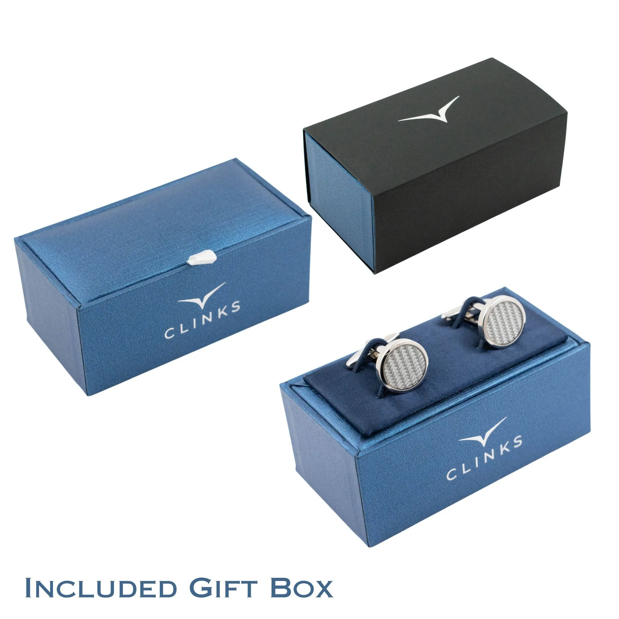 Functional Silver Nut and Bolt Cufflinks