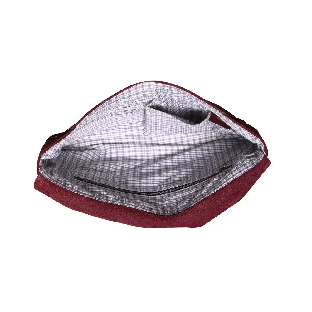 Fundamental Messenger Bag II -Burgundy