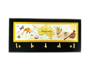 Golden Ocean Australian Map - Key Holder