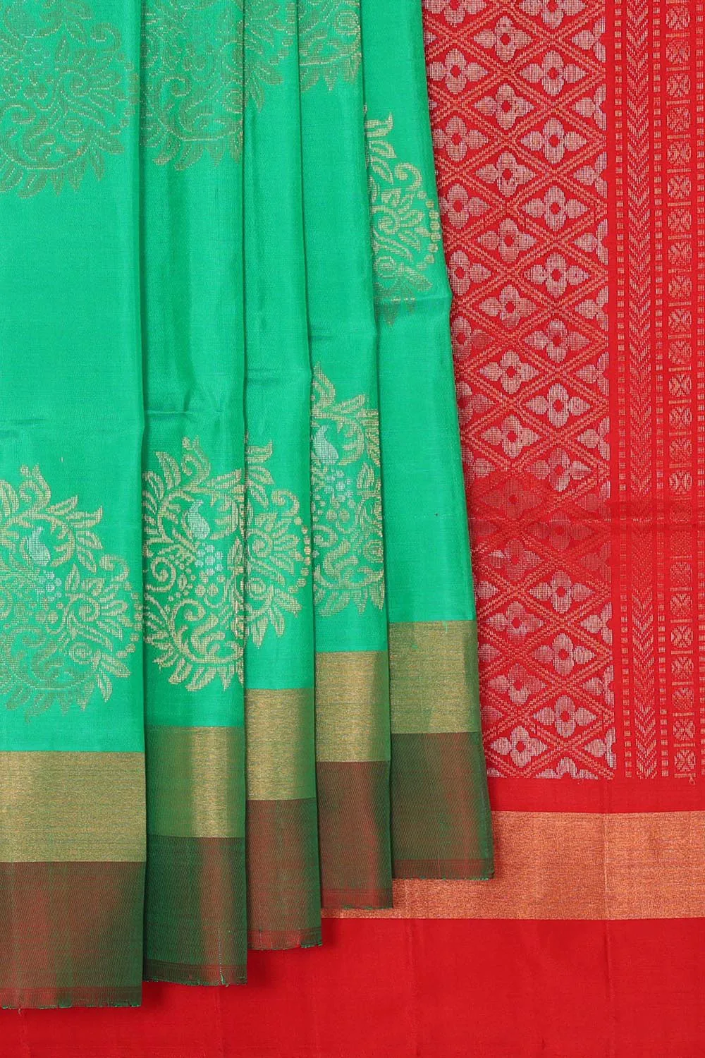 Gorgeous Sea Green Saree