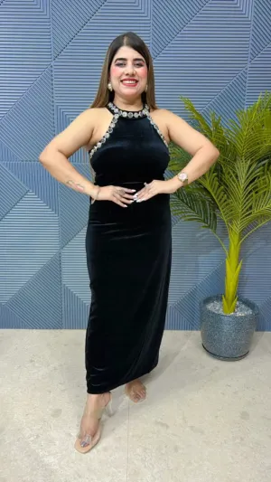 Gorgeous Velvet Dress GGR873