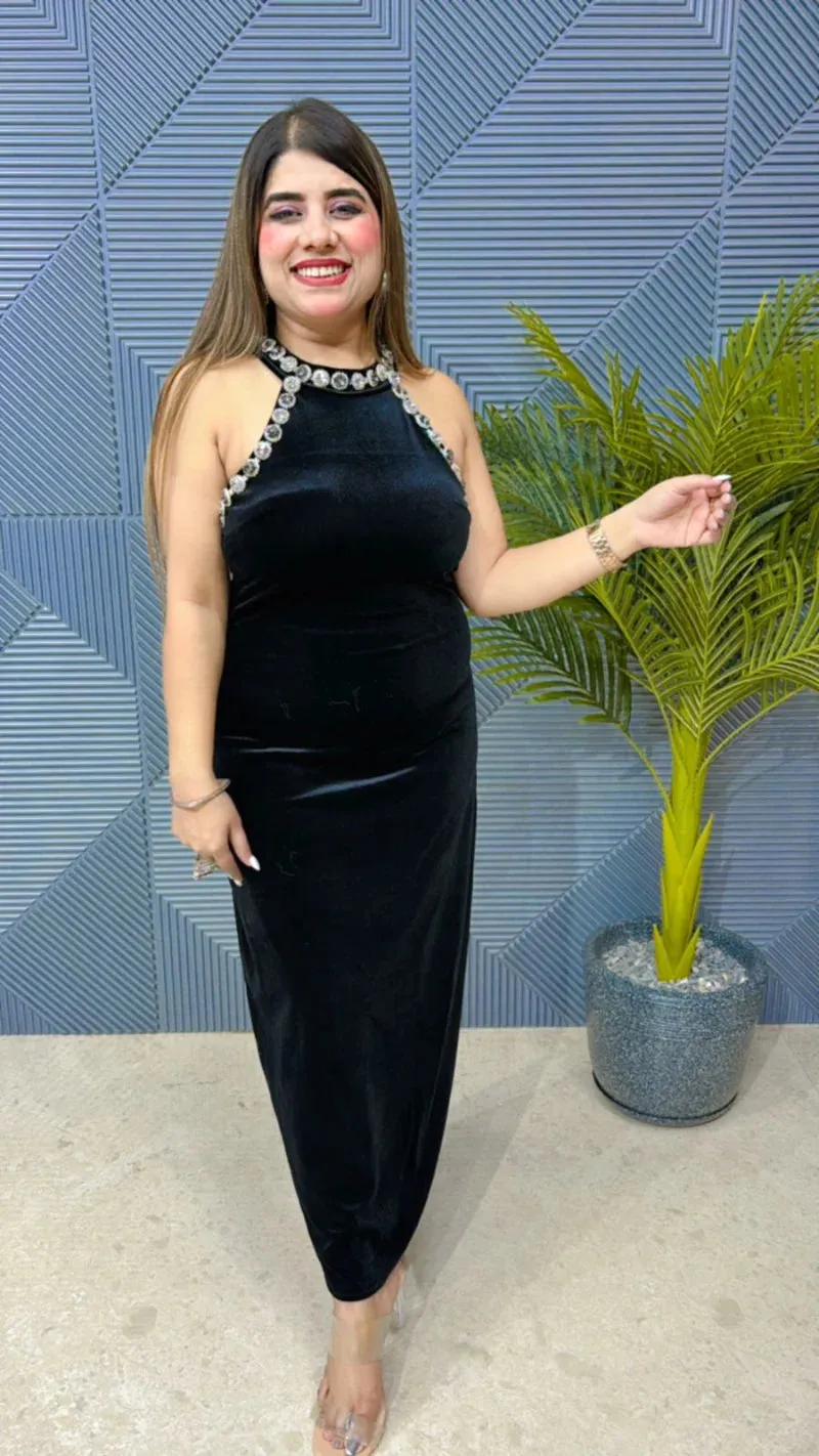 Gorgeous Velvet Dress GGR873
