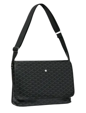 Goyard 'Jet Black' Capetien MM Messenger Bag