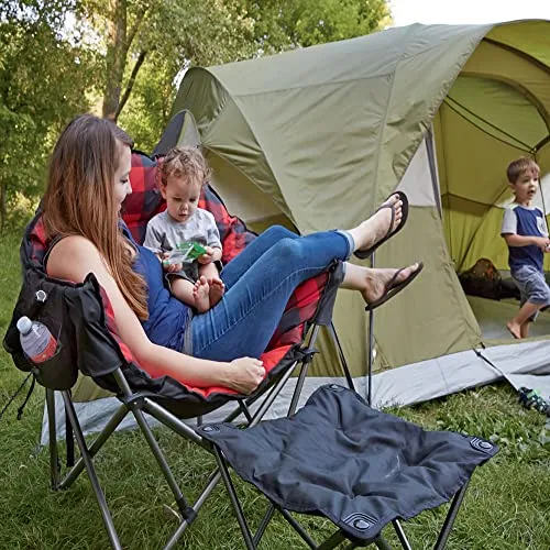 Guide Gear Club Camping Chair, Oversized, Portable, Folding with Padded Seats