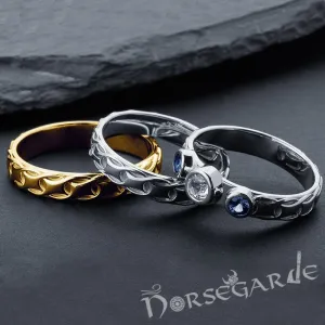Handcrafted Ornamental Weave Band - Gold