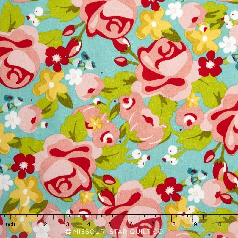 Hello Gorgeous - Gorgeous Main Mint Yardage