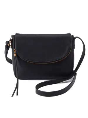 Hobo Fern Black Messenger Crossbody