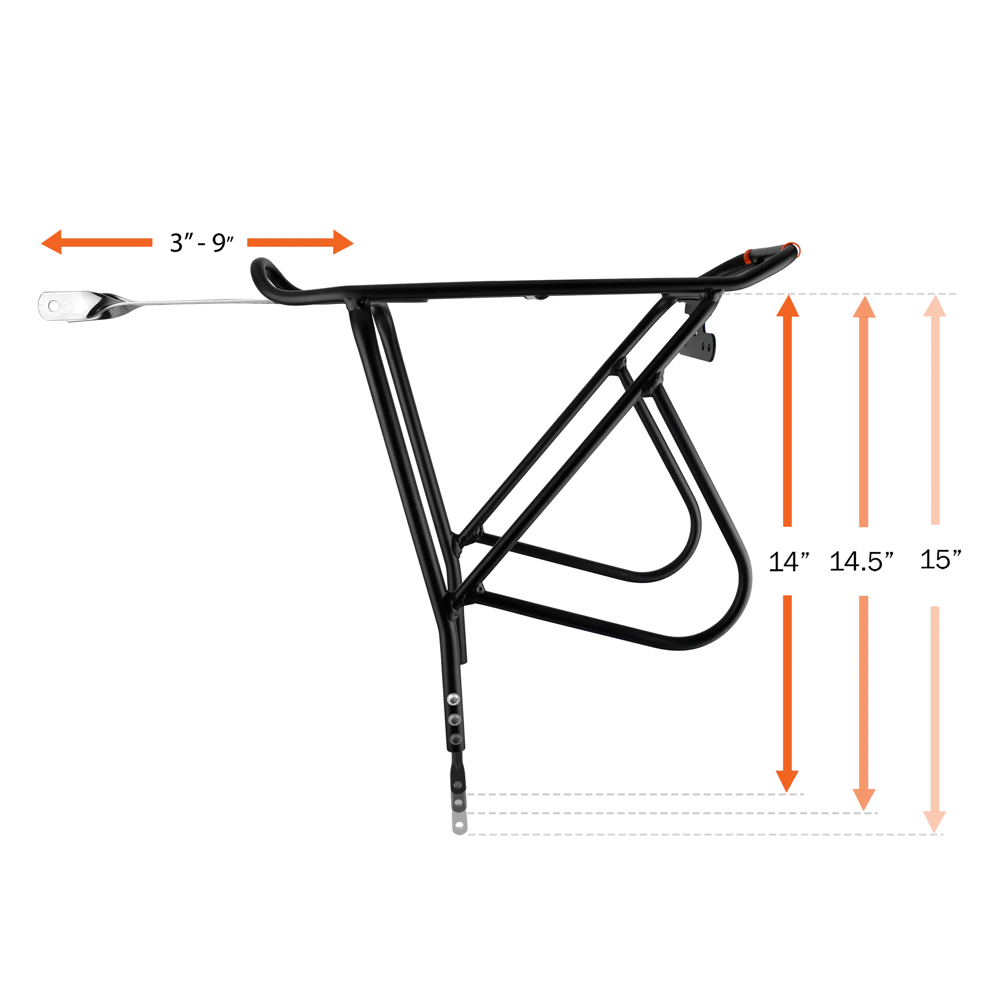 IBERA Bike Commuter Bag & Touring Carrier | IB-BA14-RA15
