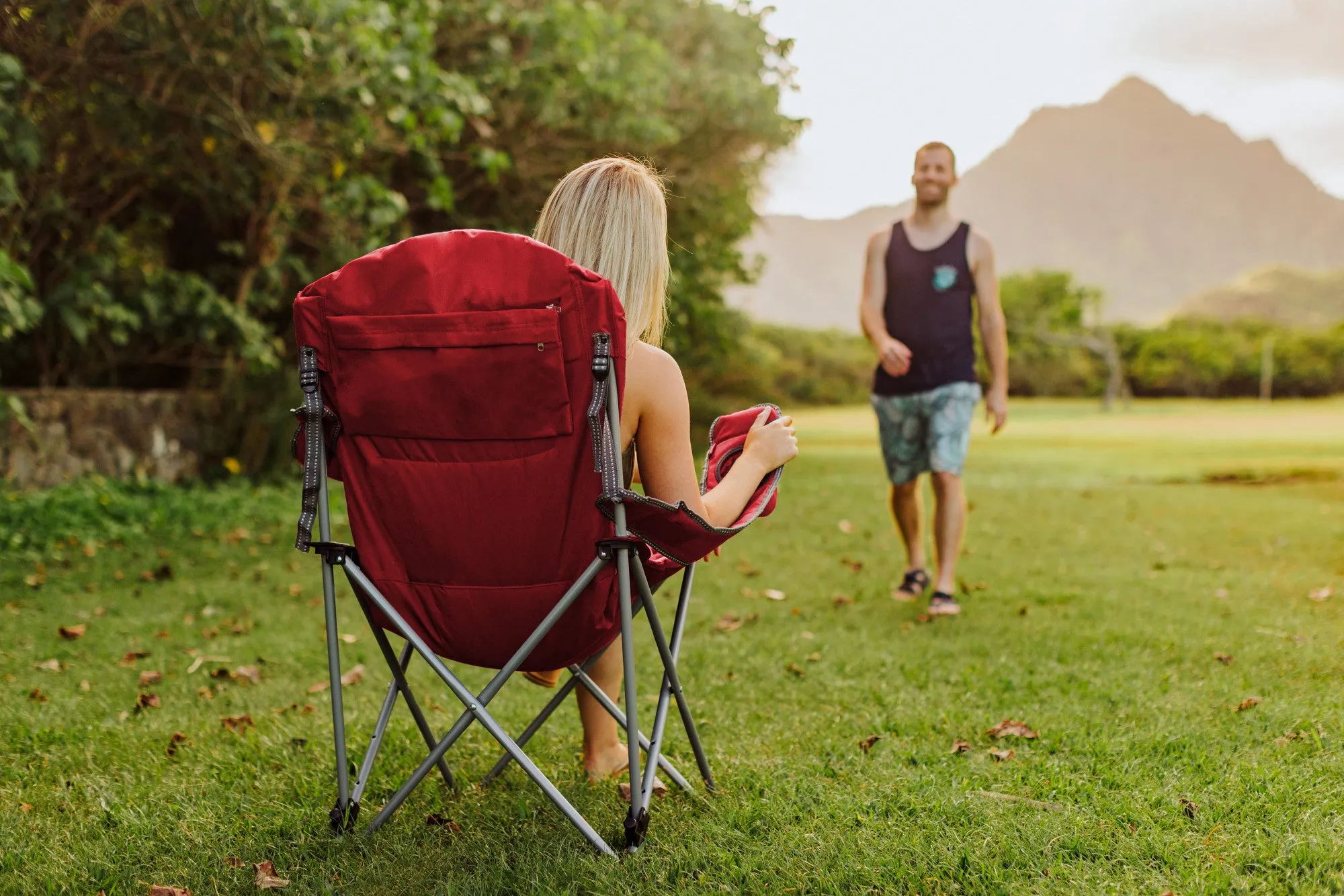 Indiana Hoosiers - Reclining Camp Chair