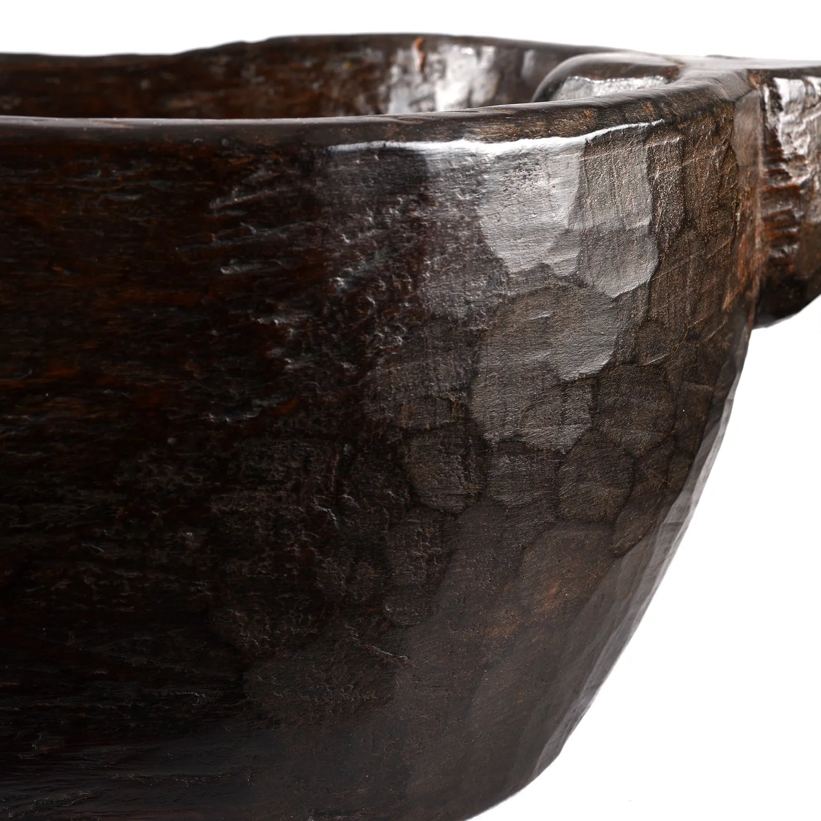 Jackfruit Dough Mixing Bowl From Kerala - 19th Century