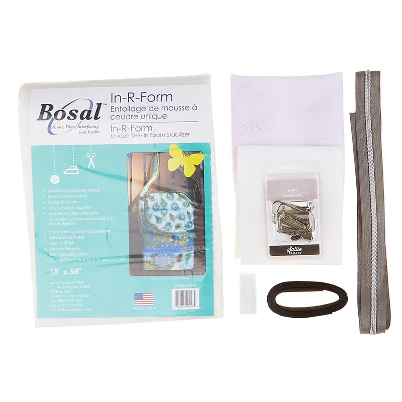 Jenny Crossbody Bag Hardware Kit (Choose your own fabric)
