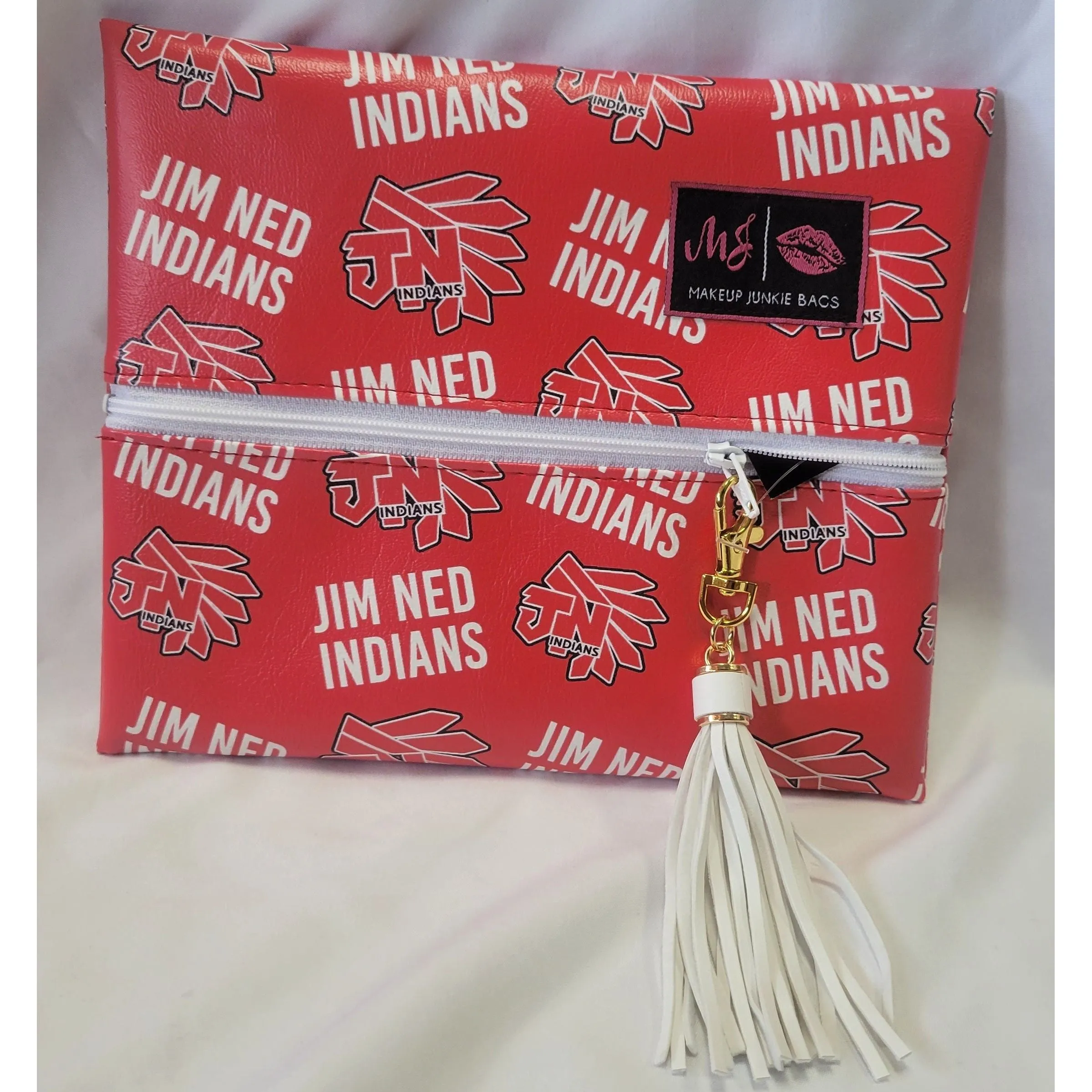 Jim Ned Indians Layflat Makeup Junkie Bags