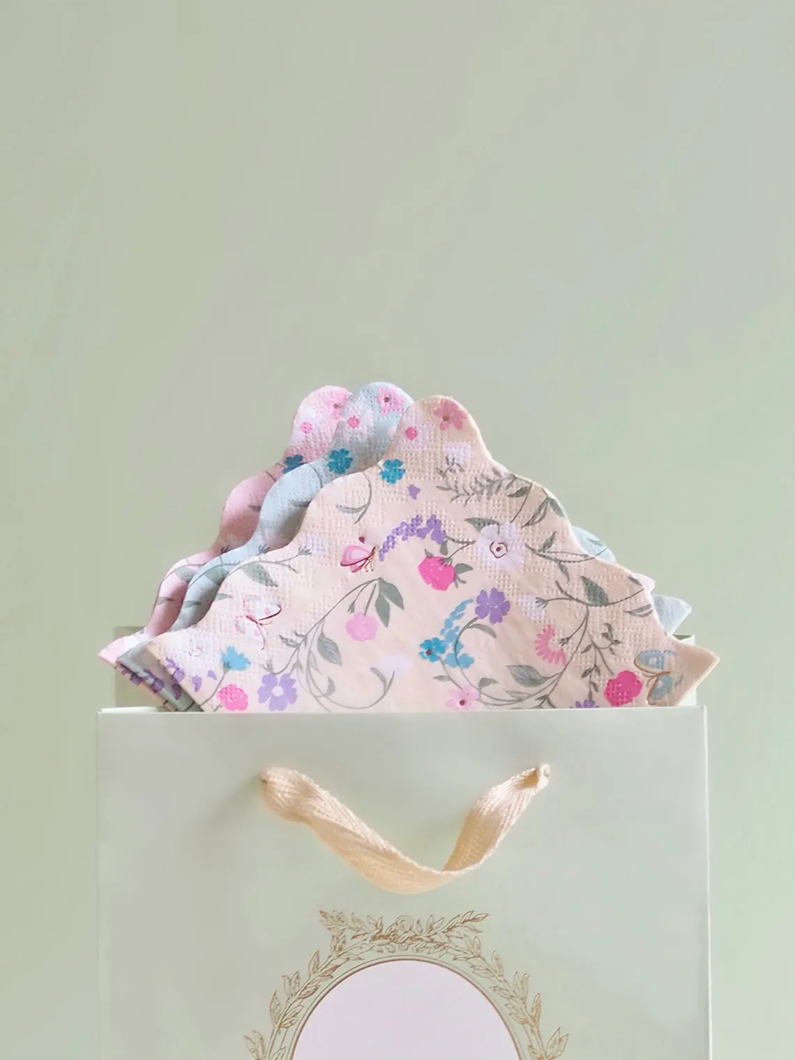 Ladurée Floral Napkins