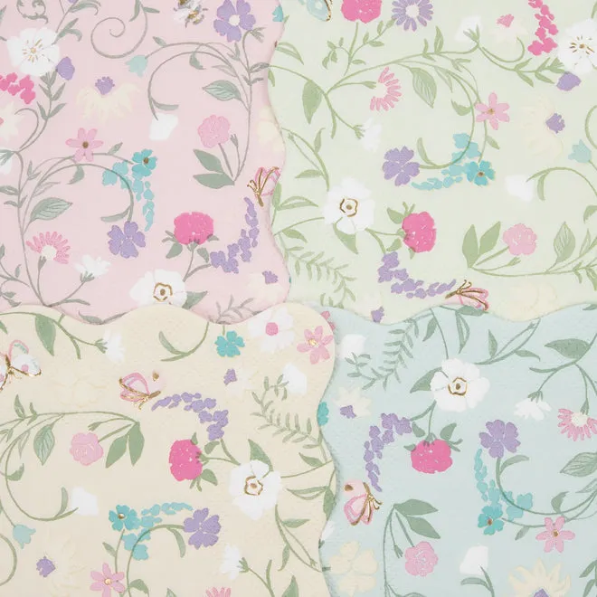 Laduree Floral Small Napkins