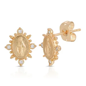 Lady Lourdes Stud Earrings