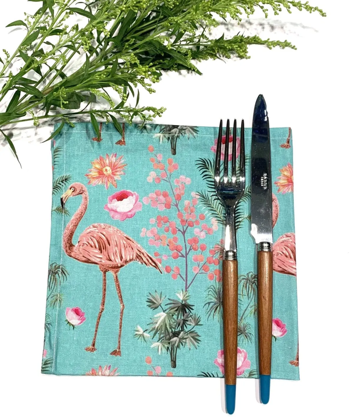 Linen Napkin Flamingo