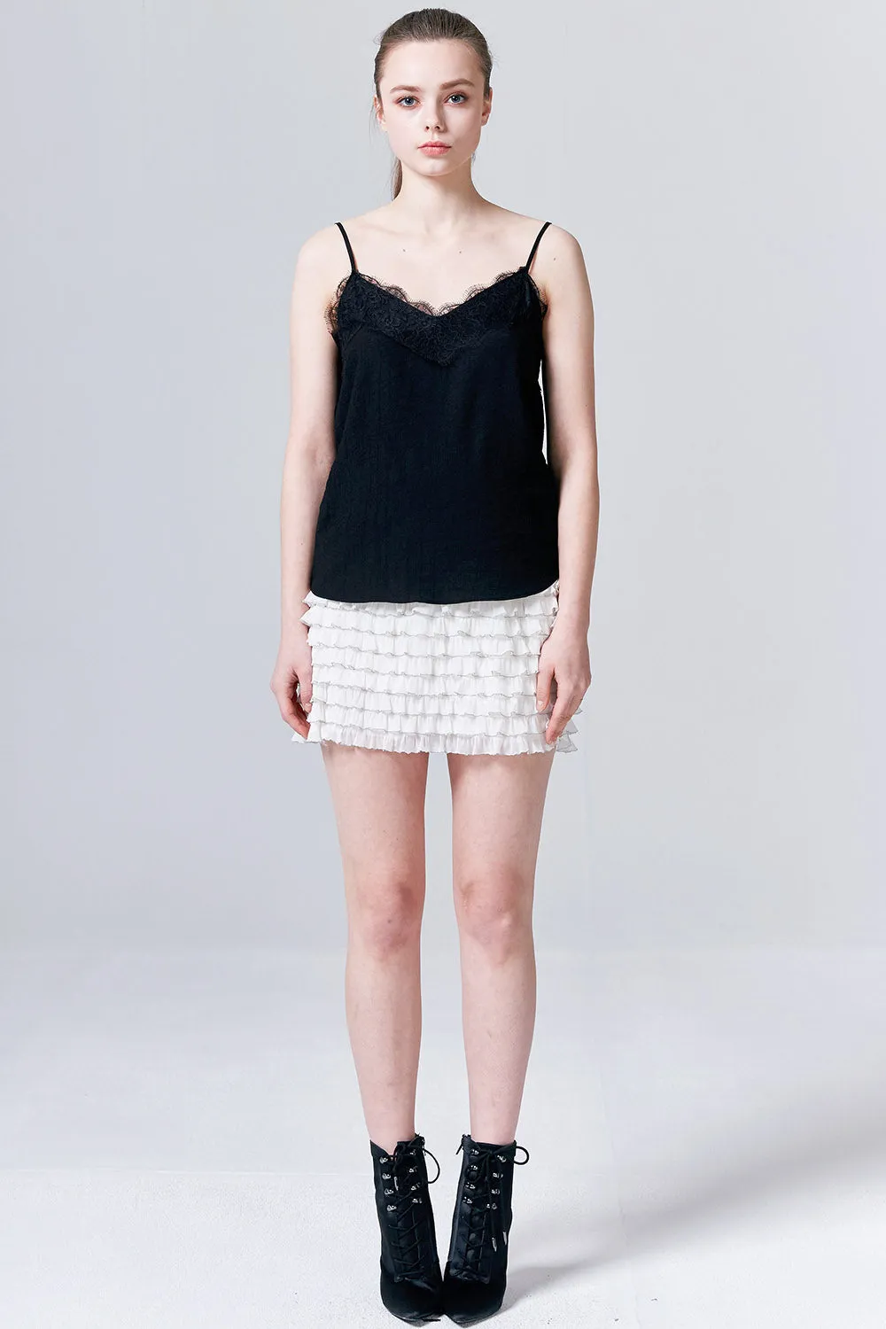 Liza Lace Overlay Camisole