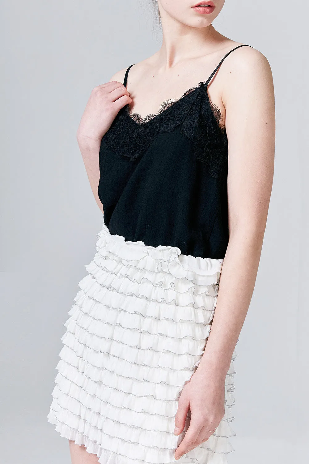 Liza Lace Overlay Camisole
