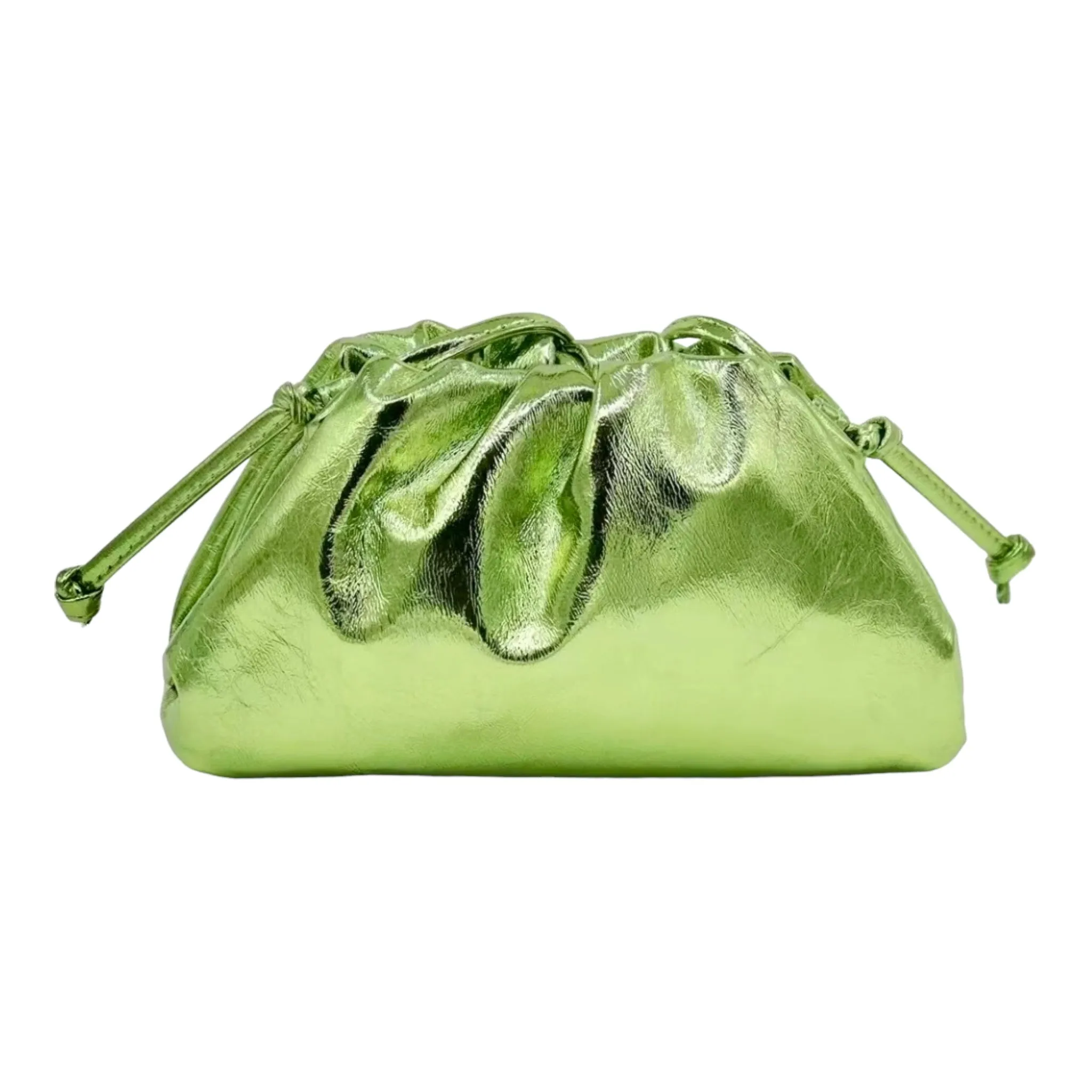 LUNA METALLIC GREEN BAG