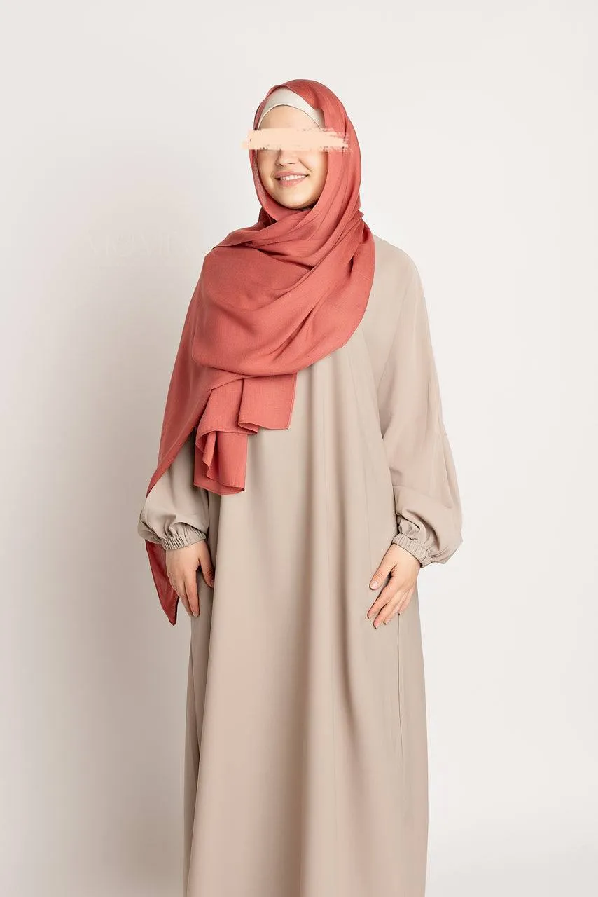 Luxury Modal Hijab - Rouge
